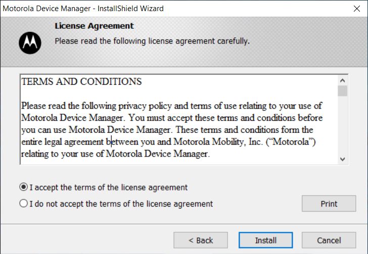 Motorola device manager mac download